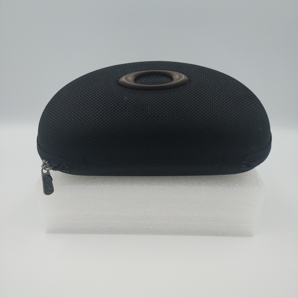 Oakley Sport Sunglasses Case Black Zippered Soft Vault Foam Lens Slots Fits Flak - Picture 3 of 6